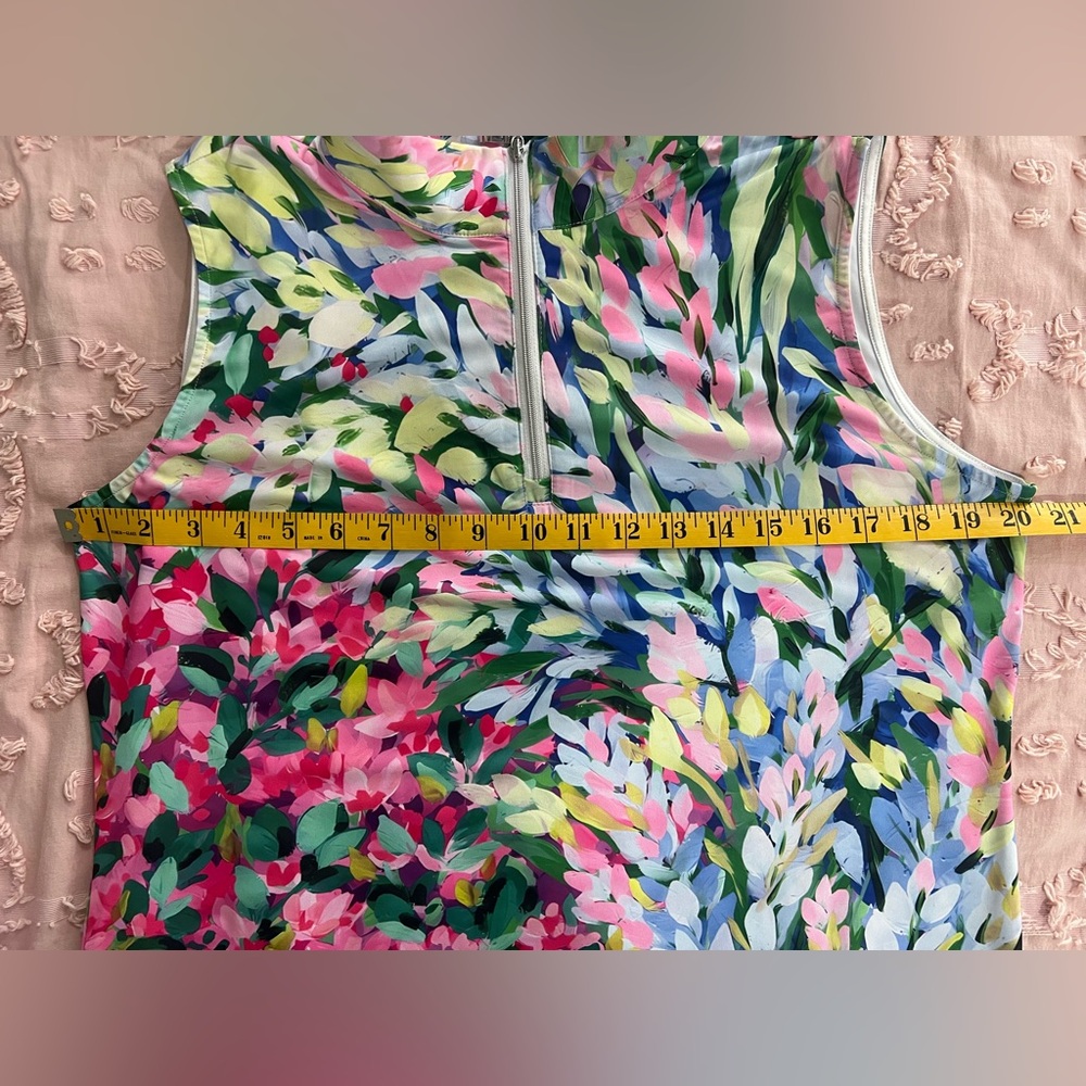 Vibrant Floral Women's Sleeveless Top - Picture 6 of 6